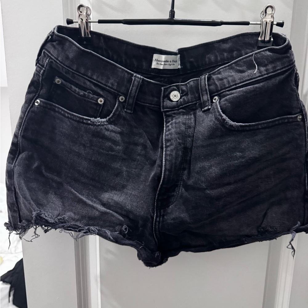 Abercrombie & Fitch Dark Denim Jean Shorts